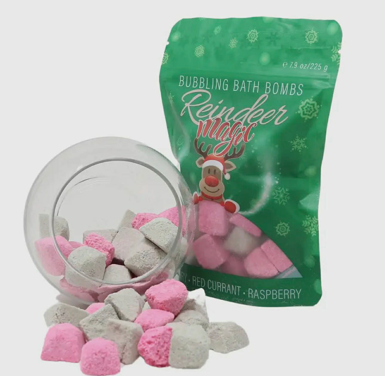 Christmas Bubble Bath Bombs | Reindeer Magic
