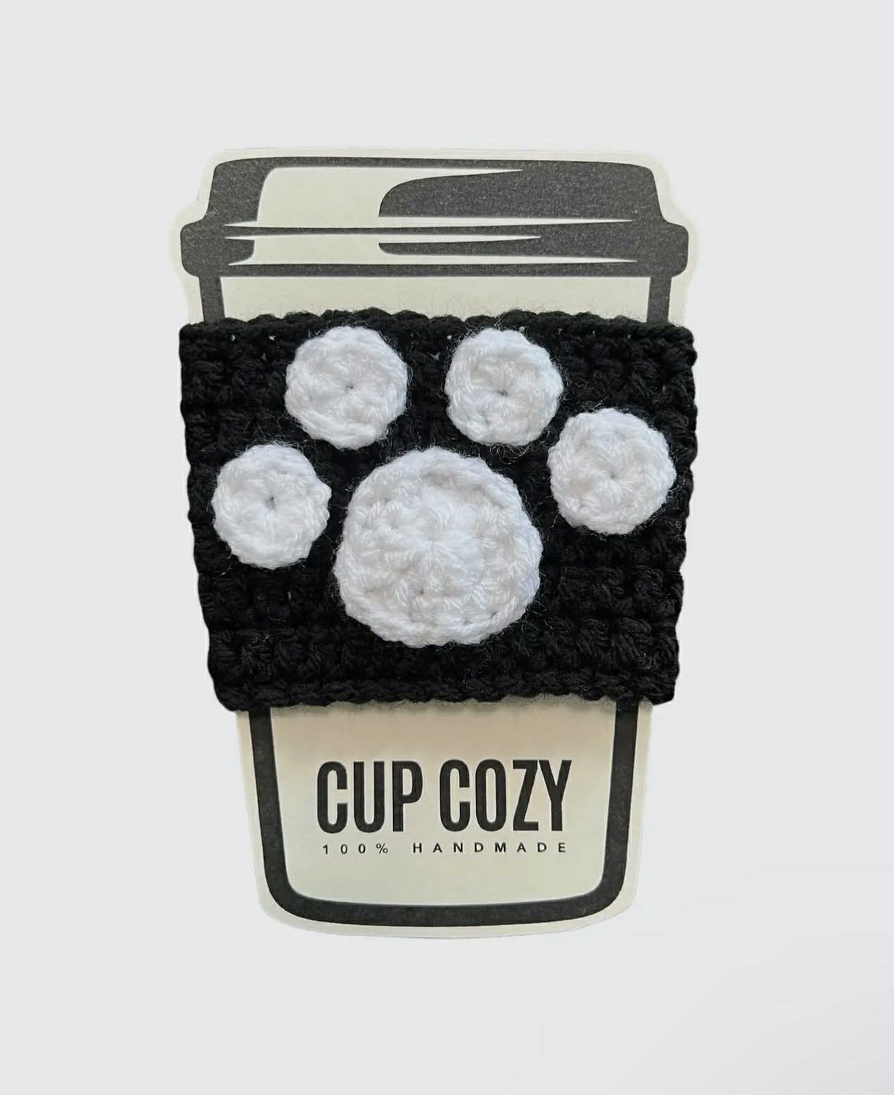 Dog Paw Coffee Cup Cozy