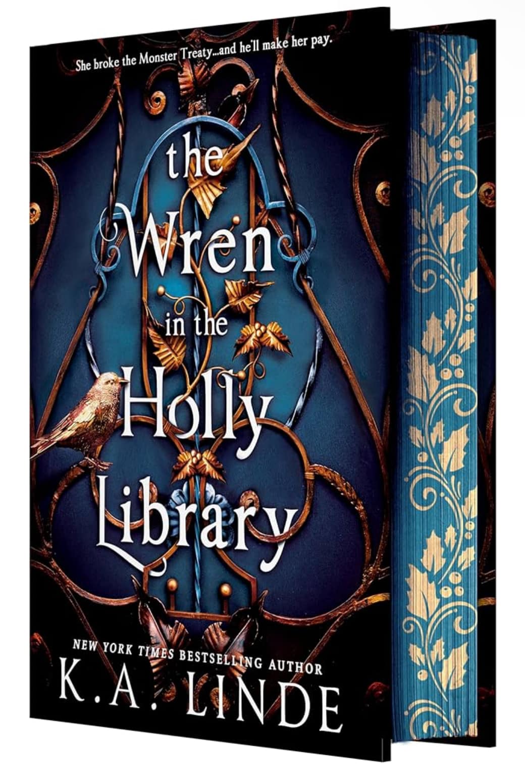 The Wren in the Holly Library - K.A. Linde