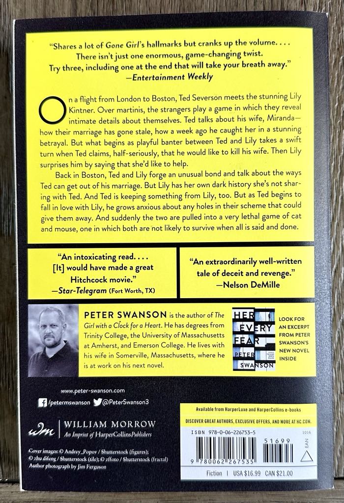 The Kind Worth Killing - Peter Swanson