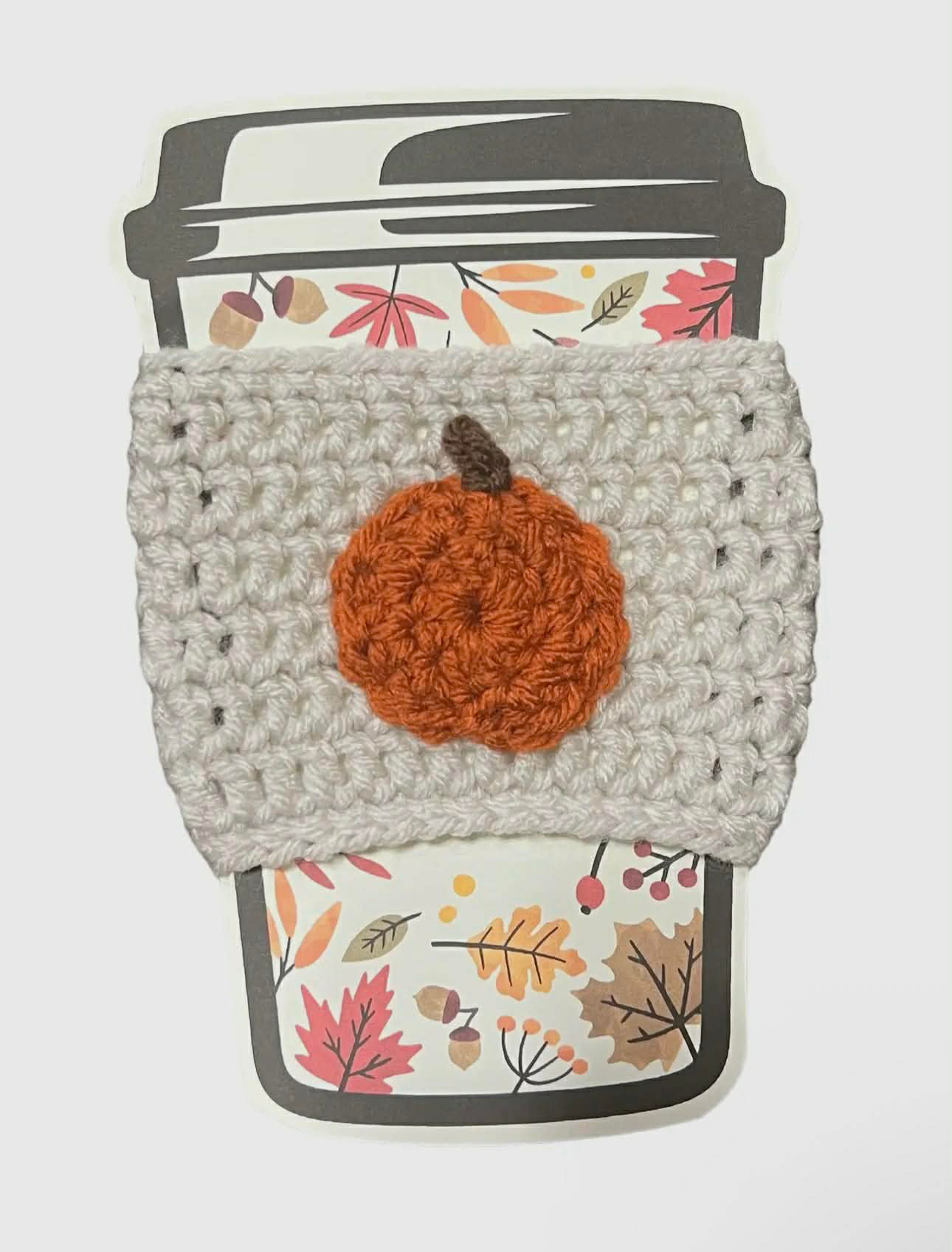 Pumpkin Coffee Cup Cozy
