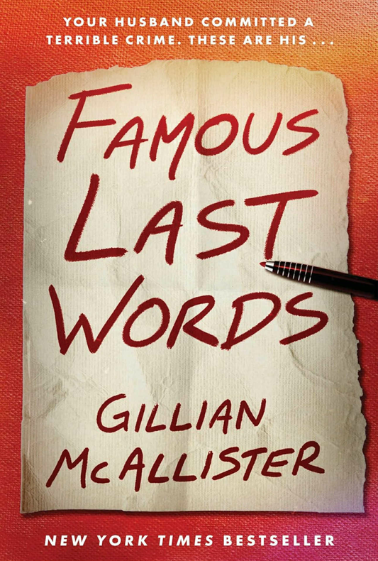 Famous Last Words - Gillian McAllister