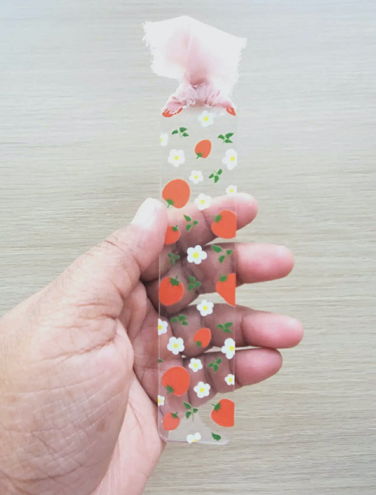 Clear Acrylic Bookmark