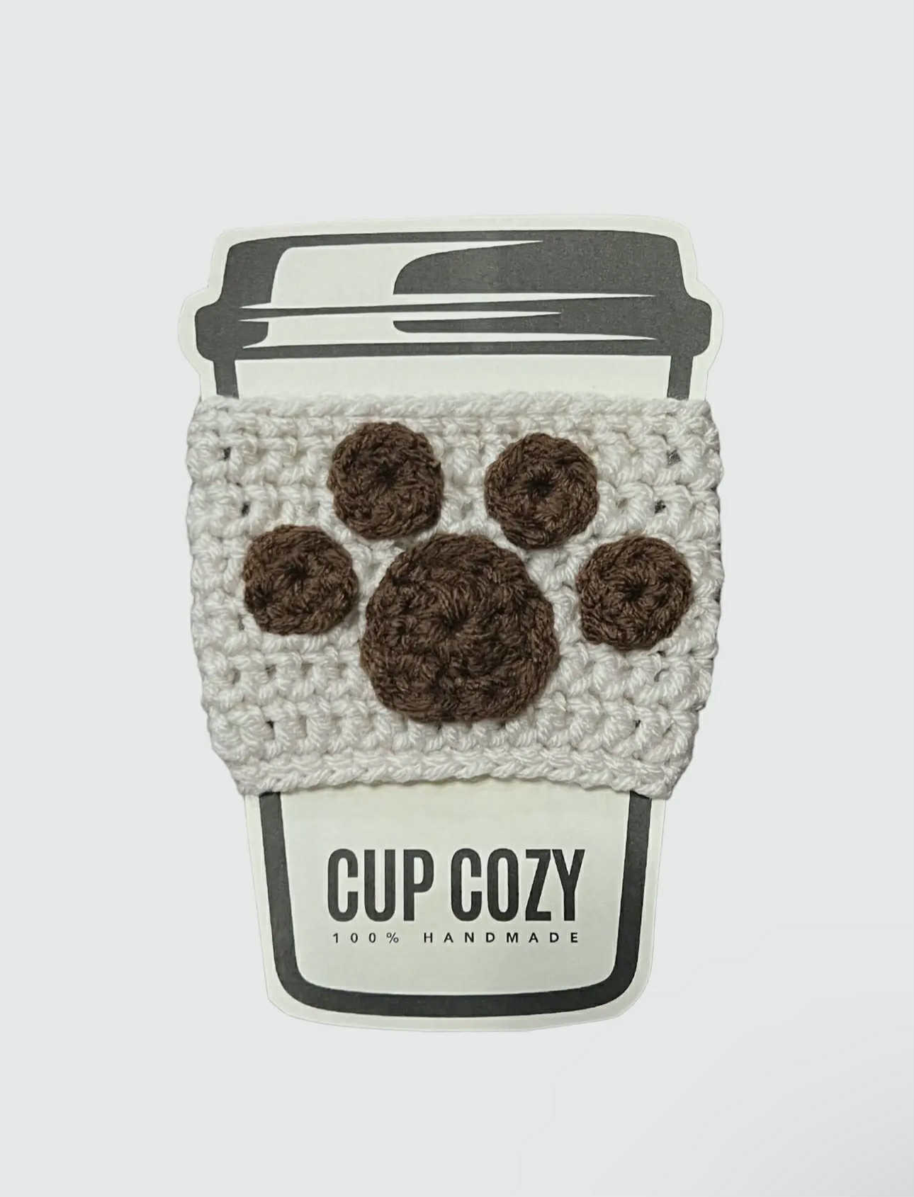 Dog Paw Coffee Cup Cozy