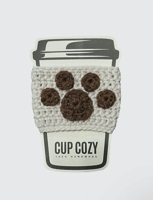 Dog Paw Coffee Cup Cozy