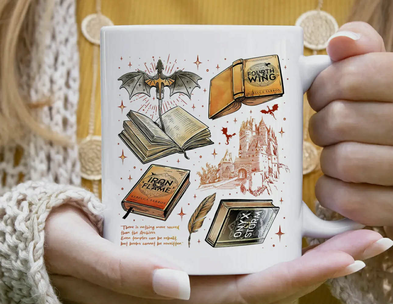 Fourth Wing Inspired Collage - Coffee Mug
