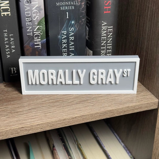 Morally Gray Street Sign