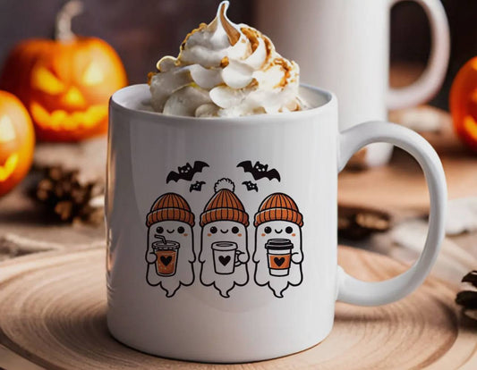 Three Cute Ghost's - Coffee Mug
