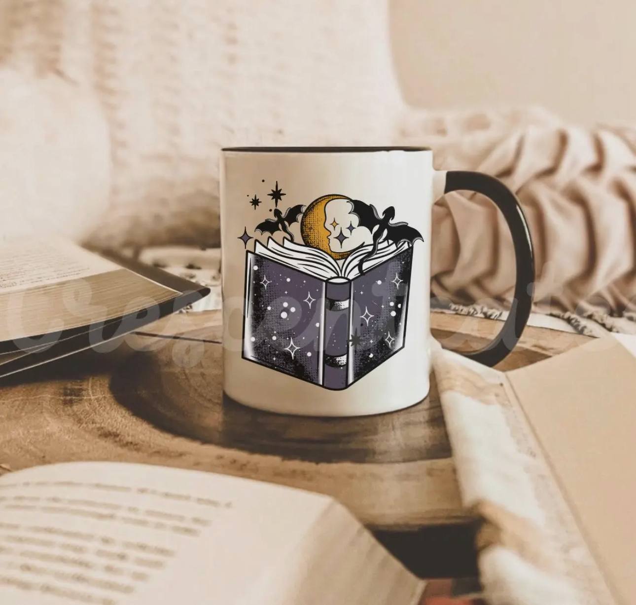 Fantasy Reader Bookish Dragon - Coffee Mug