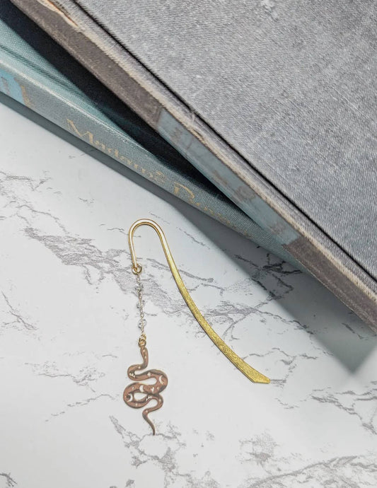 Celestial Snake Metal Hook Bookmark