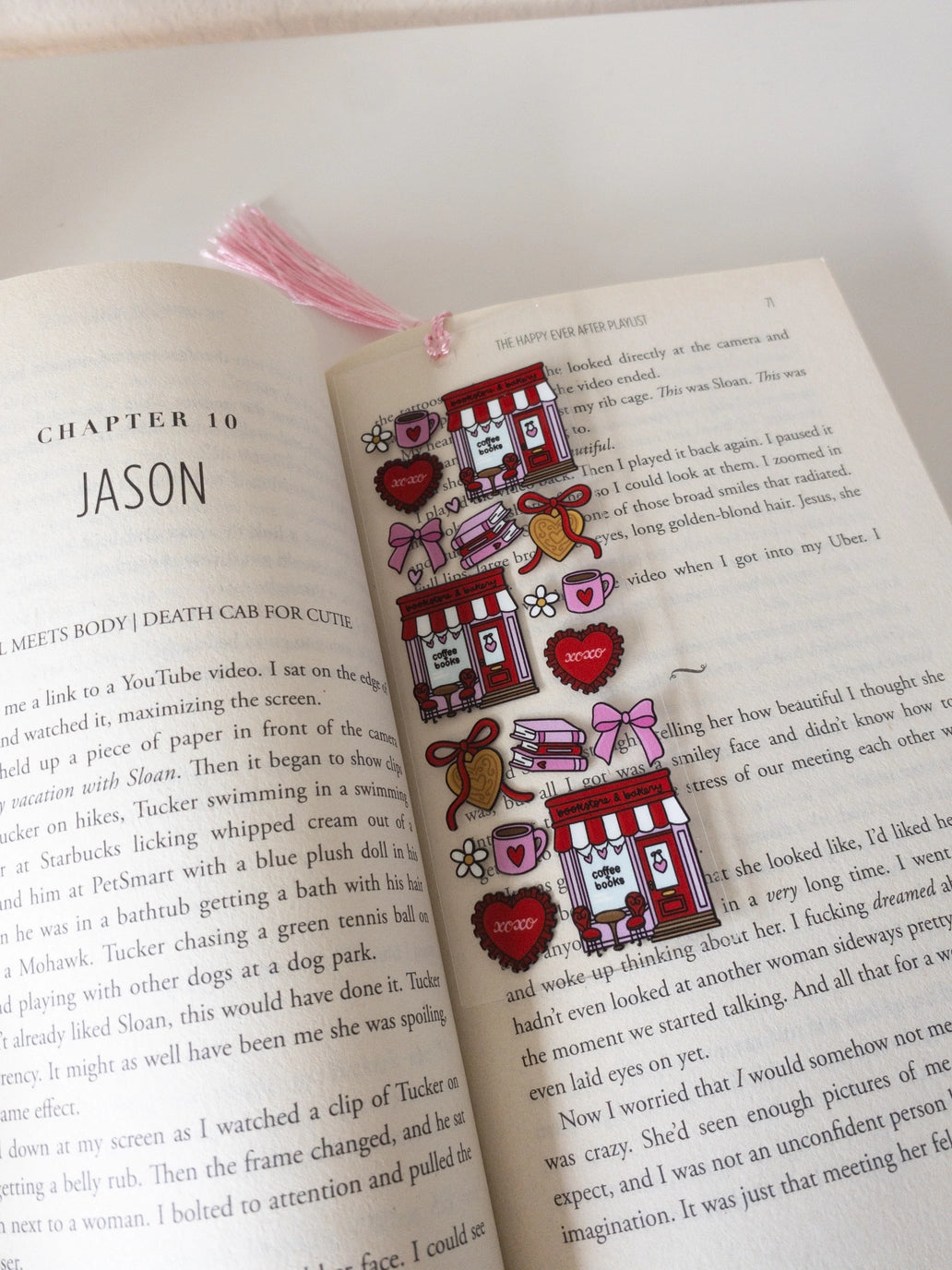 Lover Bookish Acrylic Bookmark
